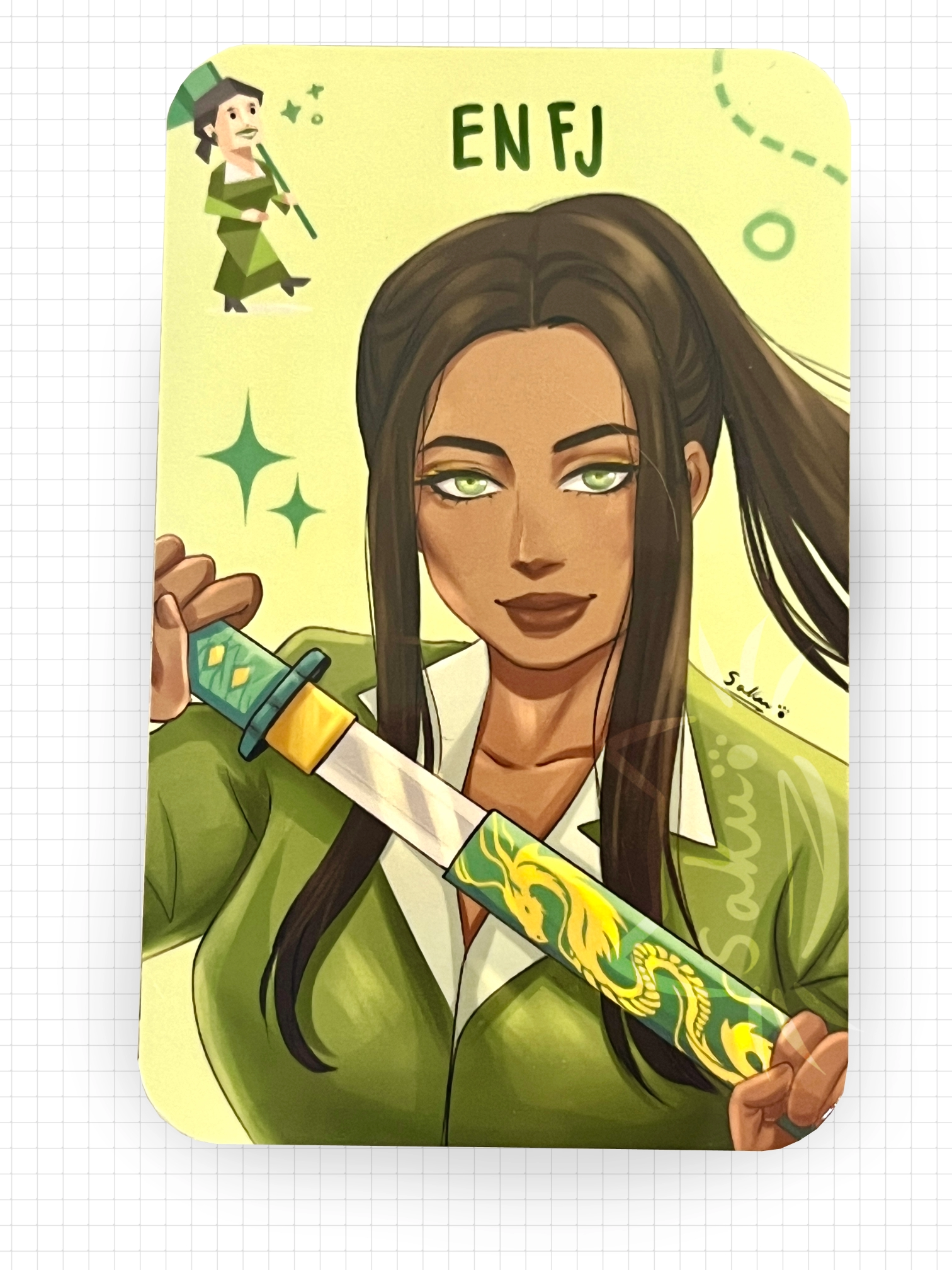MBTI Photocard (Diplomats/Green)