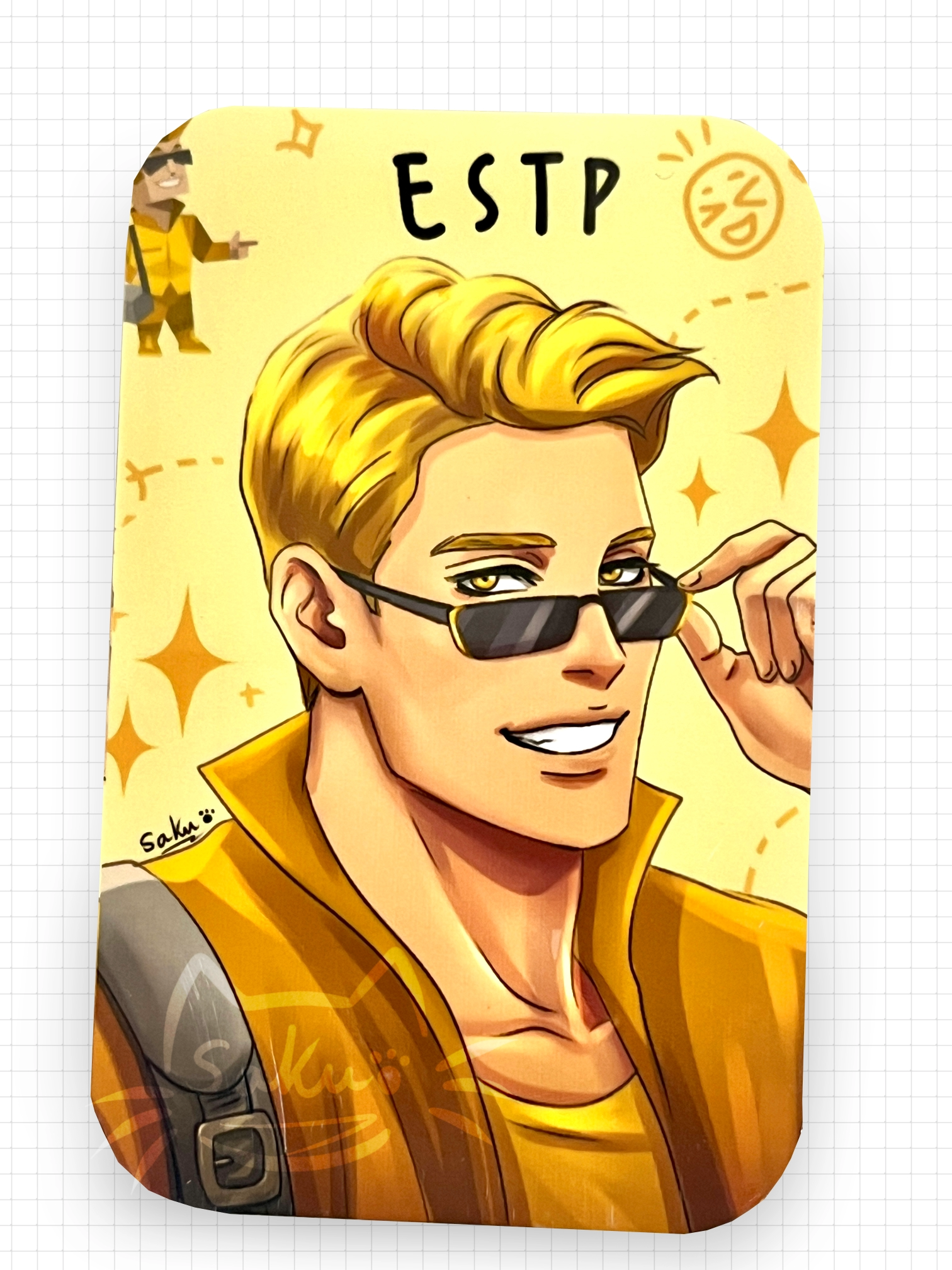 MBTI Photocard (Explorer/Yellow)