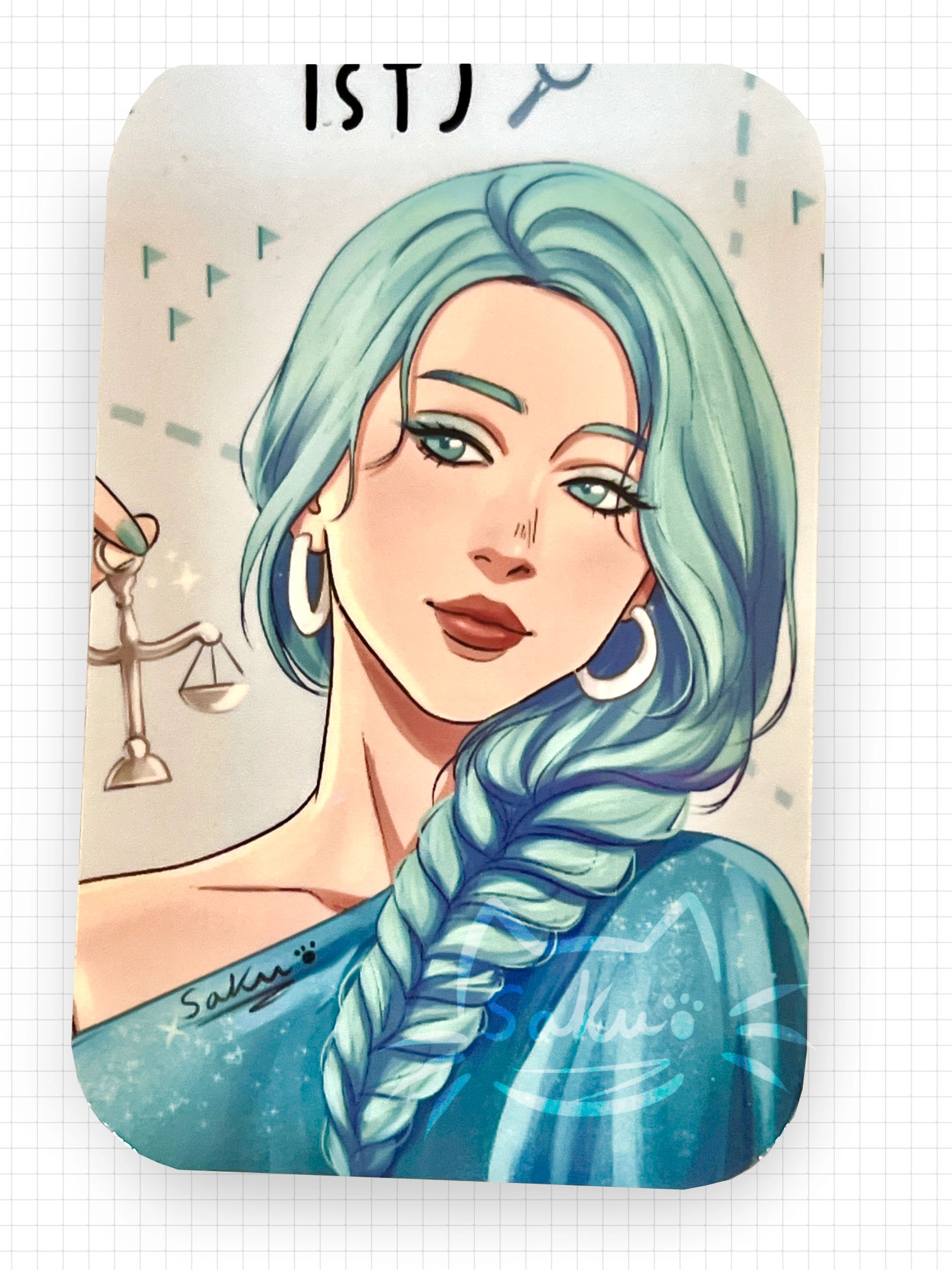 MBTI Photocard (Sentinels/Blue)
