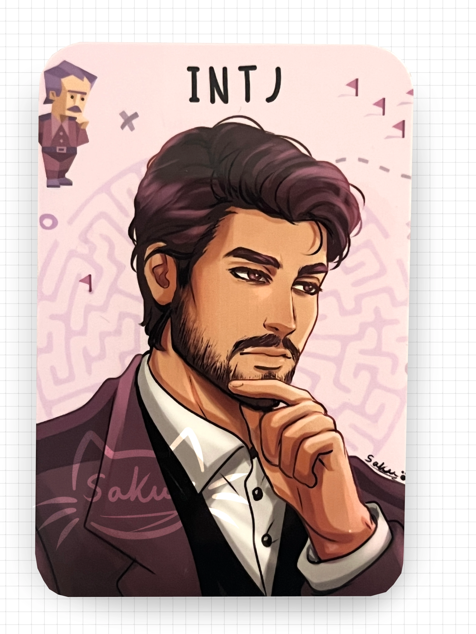 MBTI Photocard (Analysts/Purple)