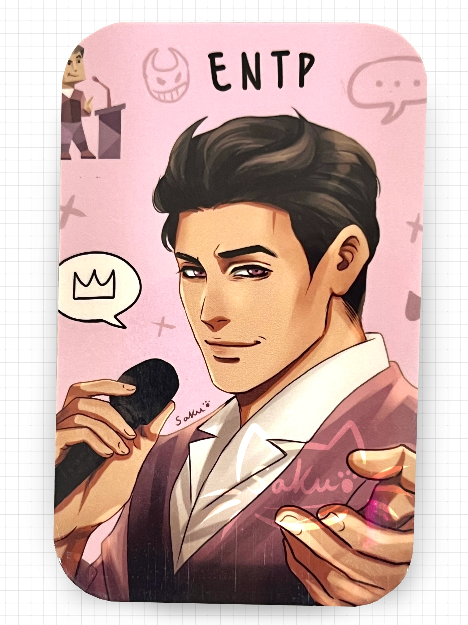 MBTI Photocard (Analysts/Purple)