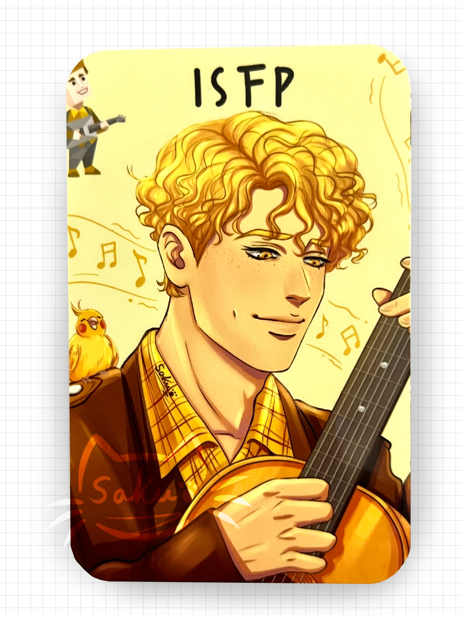 MBTI Photocard (Explorer/Yellow)