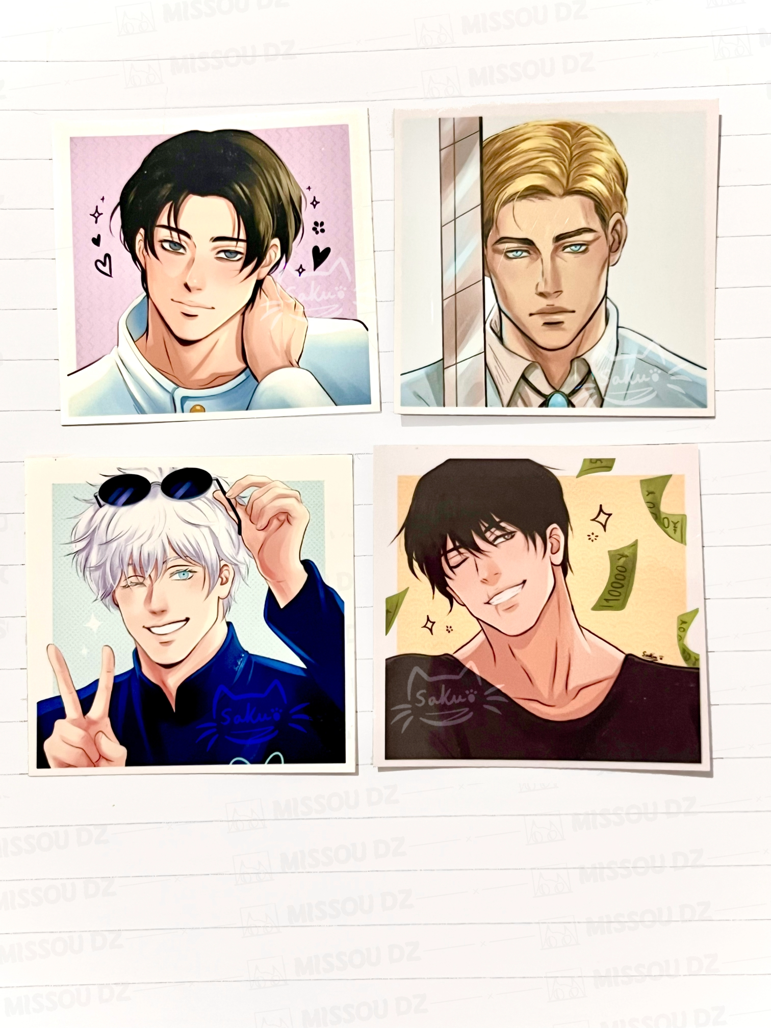 Saku Anime stickers